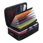 Fireproof A4 Document Box with Lock and Waterproof Design