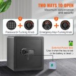 Secure 50L Digital Steel Safe Box with Keys