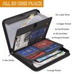 Fireproof Waterproof Document Safe Bag for Office