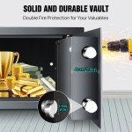 8.5L Heavy-Duty Fireproof Steel Safe for Valuables