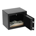 Fireproof Security Box with Key Lock for Valuables