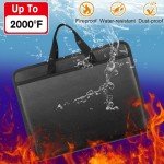 Fireproof Waterproof Document Safe Bag for Office