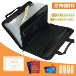 Fireproof Waterproof Document Safe Bag for Office