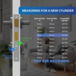 High-Security 50mm Euro Cylinder Lock with Keys