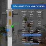 XFORT® Chrome Euro Cylinder Lock with Keys