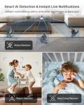 WiFi 1080p Indoor Security Camera with Motion Detection
