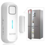 DAYTECH Freezer Door Alarm with Delay 1/2/3/4 Mins When Left Open Window Chime Close Doors Reminder Refrigerator Door Alarm Sensor 0 to 120 dB for Fridge Home Store White 1 Pack