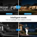 Outdoor Wireless Floodlight Security Camera System