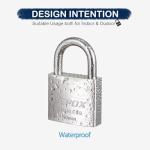 SEPOX® Professional Outdoor Keyed Padlocks Weather-Proof, SUS304 Stainless Steel Shackle & Lock Body 1-9/16", 2Pcs of Lock with Same Keys 4Pcs, for Marine, Industrial, Garden