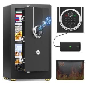 Fireproof Home Safe with Smart Keypad Security