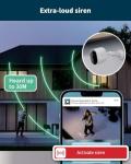 Arlo Pro 5 Security Camera Outdoor Wireless with Rechargeable Battery, 2K Outdoor Camera Kit, Dual-Band Wifi, Battery Operated, Free Trial of Secure, Advanced Colour Night Vision, 1 Camera, White