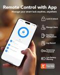 Devo G5 Smart Door Lock, Keyless Entry Door Lock with Doorbell, Built-in WiFi Deadbolt Lock for Front Door,No Hub, App Remote Control, Auto-Lock, IP54 Waterproof, BHMA Grade 3