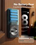 Devo G5 Smart Door Lock, Keyless Entry Door Lock with Doorbell, Built-in WiFi Deadbolt Lock for Front Door,No Hub, App Remote Control, Auto-Lock, IP54 Waterproof, BHMA Grade 3