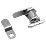 WOOCH 1" Thumb Operated Offset Cam Lock, RV Compartment Latch, Non-Locking Thumb Turn, for RV Compartment Camper Storage Door (2 Pack)
