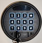 Genie Hand Electronic Safe with Key & Combo Lock