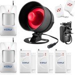 KERUI Wireless Home Security System with Siren
