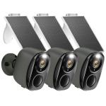 Security Cameras Wireless Outdoor -2K Home Security Camera Battery Powered, Outdoor Security Cameras with 3MP Color Night Vision/Spotlight/IP65 Waterproof/PIR Detection/2-Way Talk/Cloud/SD-up to 256G