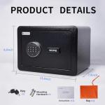 Compact Digital Safe for Money and Valuables