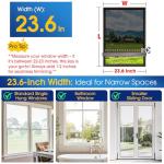 Coavas One Way Window Privacy Film with 3 Free Tools: Reflective Mirror Home Window Tint See Out Not in Privacy Window Self-Adhesive Daytime Anti UV Sun Blocking Window Security Clings(23.6*78.7inch)