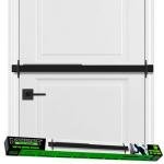 Door Security Bar-by Doorricade-Secure The Entire Width of Your Inward Opening Front Door-Safe Room. Fits Doors 33"-36" Wide-Black Edition.