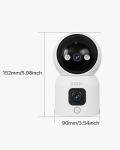ZOSI 360° Dual-Lens WiFi Security Camera