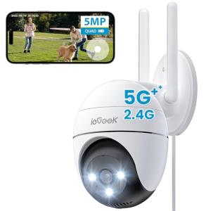 ieGeek 2K Outdoor PTZ Security Camera System