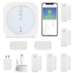 Home Alarm System with Phone Alerts and Sensors