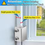 Sliding Window Locks (4 Pack), Window Locks for Up and Down Windows and Horizontal Windows,