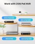 ZOSI 8-Channel 5MP PoE Security Camera System