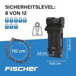 Fischer 50658 PROTEC FN110 Folding Lock, Black