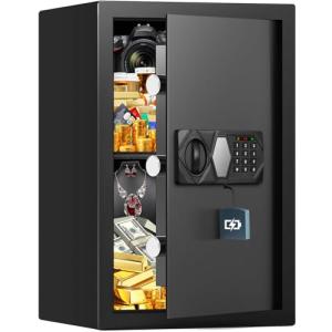 Large Fireproof Safe with Alarm and Backup Keys