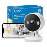 Tapo 2K Smart AI Outdoor/Indoor Security Camera