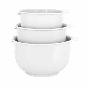 GLAD Nesting Mixing Bowls with Pour Spout, 3-Pack