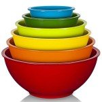 Colorful 6-Piece Nesting Mixing Bowls Set