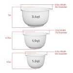 GLAD Nesting Mixing Bowls with Pour Spout, 3-Pack