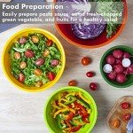 Colorful 6-Piece Nesting Mixing Bowls Set