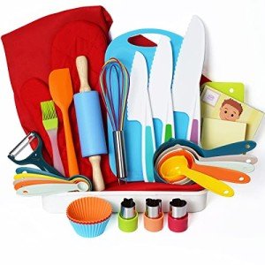 Kids Cooking and Baking Supplies Set with Box