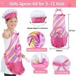 Kids Baking Set with Apron, Hat & Tools