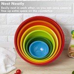 Colorful 6-Piece Nesting Mixing Bowls Set