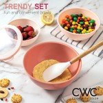 Colorful 12-Piece Mixing Bowl Set with Lids