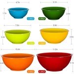 Colorful 6-Piece Nesting Mixing Bowls Set