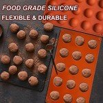 15-Cavity Silicone Semi Sphere Baking Molds - 2 Pack