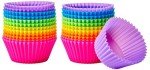 Reusable Silicone Baking Cups, 24-Pack, Multicolor