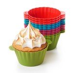 Multicolor Silicone Baking Cups - 12 Pack