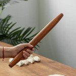 Sapele Wooden French Rolling Pin for Baking
