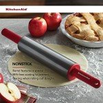 KitchenAid Red Steel Gourmet Rolling Pin