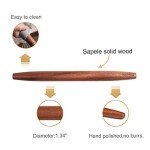 Sapele Wooden French Rolling Pin for Baking