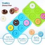 Walfos Non-Stick Silicone Donut Pan Set - 3 Pieces