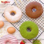 Walfos Non-Stick Silicone Donut Pan Set - 3 Pieces