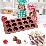 4-Pack Silicone Chocolate Molds - Food Safe Shapes
